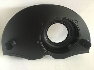 Engine: Fan Shroud 36 HP Doghouse With Heater Ducts Black