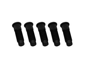 Wheel Stud Drum Type M14 1.5 x 1.855" Long Black Set of 5