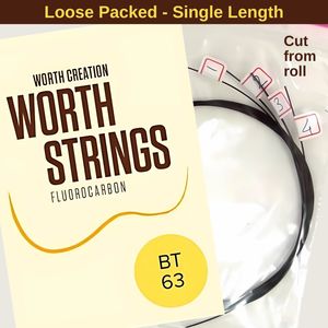 Worth Brown Tenor Banjolele/Ukulele Strings BT63 (Single Length)