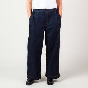 Womens Wide Leg Jean - Indigo