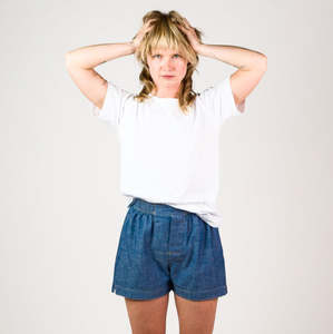Chambray Boxer shorts - Light Indigo