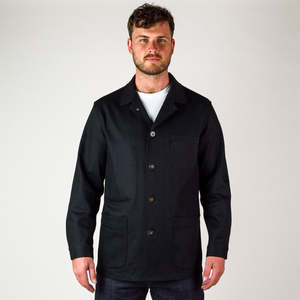 Denim Work Jacket - Black