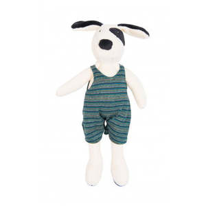 Soft Toys: La Grande Famille Tiny Dog Julius Blue