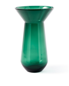 Vase Long Neck Green