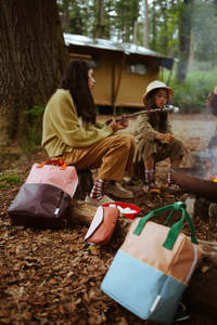 Kids Backpacks: Kids Small Backpack - Clay + Blue