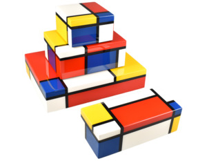 Mondrian Lacquer Boxes & Trays