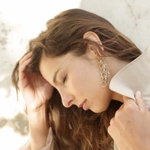 Les Basique XL Chainmail Earrings Gold