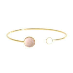 Women Over 100: Pom Crystal Bracelet Nude