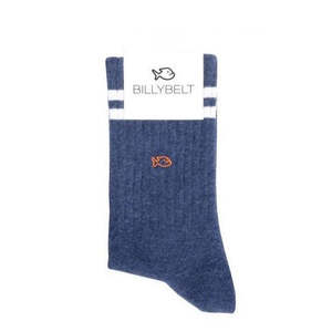 Socks: The Retro 01 Socks in Blue