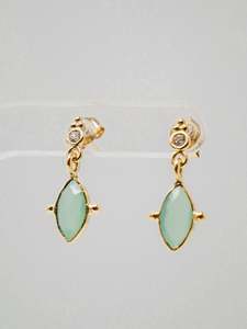 Designer Jewellery: Gigi Earrings Calcedoine