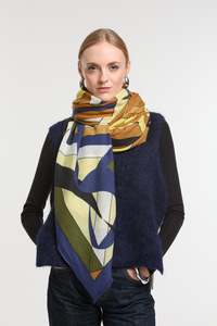 By Designer Scarves: Lime Infini Scarf