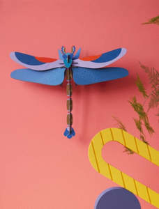 Wall Decorations: Blue Dragonfly Wall Decoration