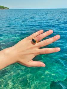 Shanshan: Ashni Ring Green Amethyst