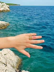 Shanshan: Radzi Ring Green Amethyst