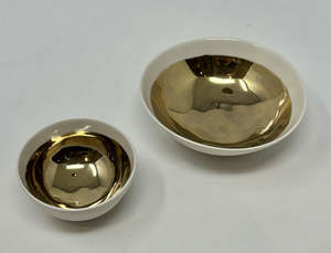 Porcelain Shine Bowl White Edge