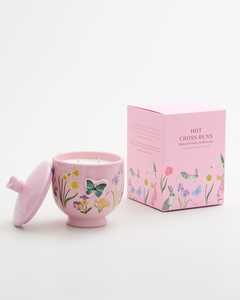 Products: dusk - Hot Cross Buns Ceramic Candle 360g