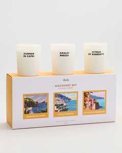 Products: dusk - Discovery Set Italian Coast Soy Blend Scented Candle 3 x 70g
