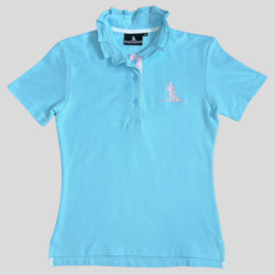 Frontpage: Grace Ruffle Collar Polo S/S Shirt - Women's