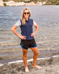 Girls: Womans Active Work Shorts - Cobalt Blue