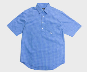 Summer Drop 2025: Tussock Short Sleeve Shirt - Royal Blue