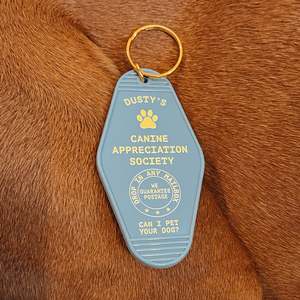 Accessories: Canine Appreciation Society Motel Keychain | Can I pet your dog?