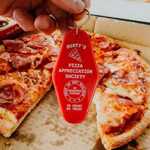 Pizza Appreciation Society Motel Keychain
