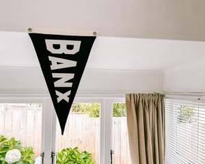 Custom Printed Canvas pennant Flag | Pennant banner | Wall Decor | Wall Hanging