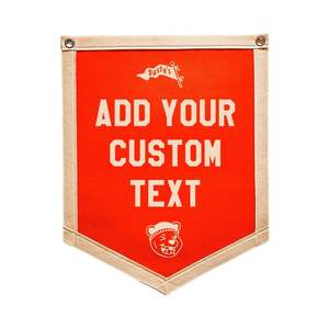 Custom 5-sided Printed Felt Banner | Felt Pennant Flag Banner | Vintage Banner |&hellip;