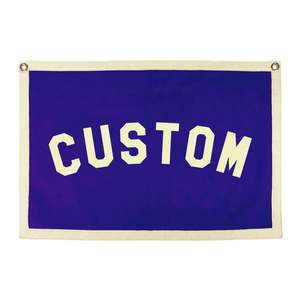 Custom Printed Felt Banner | Felt Pennant Flag Banner | Vintage Banner | Wall De&hellip;
