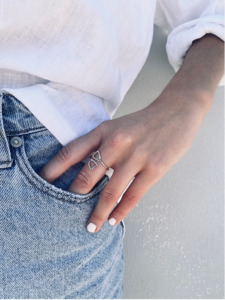 Products: Twigg Jewellery HOY Sterling Silver Stirrup Ring