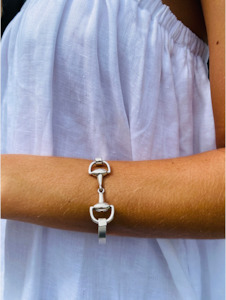Twigg Jewellery HOY Sterling Silver Snaffle Bangle