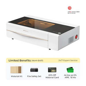 xTool P2S Grey 55W  Smart Desktop CO2 Laser Machine