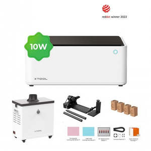 xTool M1 10W Hybrid Laser & blade cutting machine & bundles
