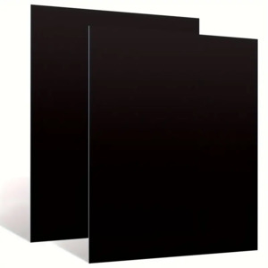 Aluminum Sheets A4 Size, Black 5Pcs