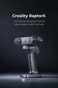 3d Scanners: Creality RaptorX 3D Scanner Scan Bridge Combo- World's 1st Wireless Hybrid Blue Laser NIR Scanner