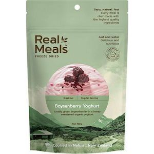 Prepared Meals & Entrées: Real Meals Breakfast | Boysenberry Yoghurt