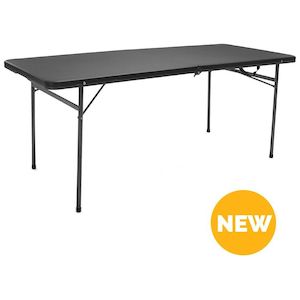 Camp Furniture: OZtrail Ironside 180cm Fold In Half Table