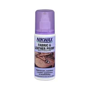 Clothing Treatments: Nikwax Fabric & LeatherProof Spray