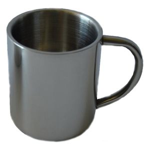 Cooking: Domex Double Wall Stainless Steel Mug (350ml)