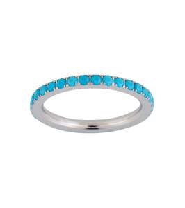 Glow: Glow Ring Turquoise Steel