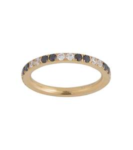 Glow: Glow Ring Black White Gold