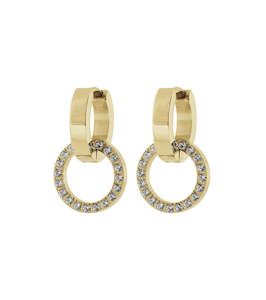 Eternal Orbit Earrings Gold