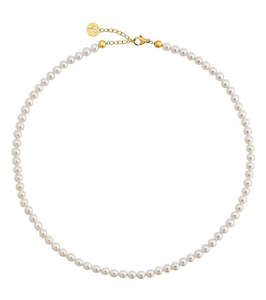 Lilian Necklace Multi M Gold