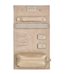 Jewellery Boxes: Jewellery Roll Small Light Clay