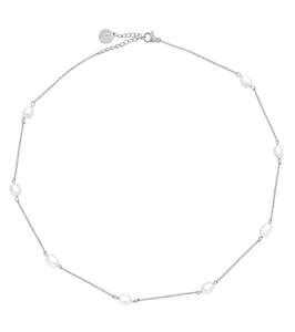 Pearls: PERLA NECKLACE MULTI STEEL