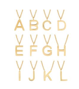Personalised: Letter Necklace Gold