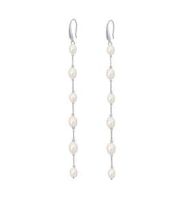Pearls: Pacific Earrings L Steel