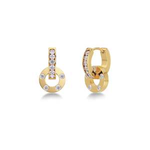 Ida Orbit Earrings Gold