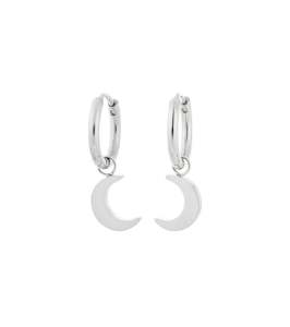 Delicate Hoops: Bright Night Hoops Steel