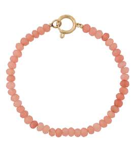 Be Flowerful: Summer Beads Bracelet Pink Gold